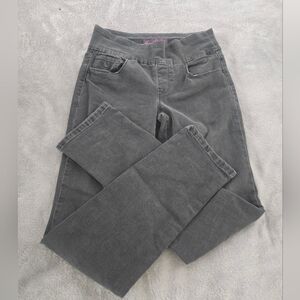 Gloria Vanderbilt Skinny Pull-On Jeans - Charcoal Black